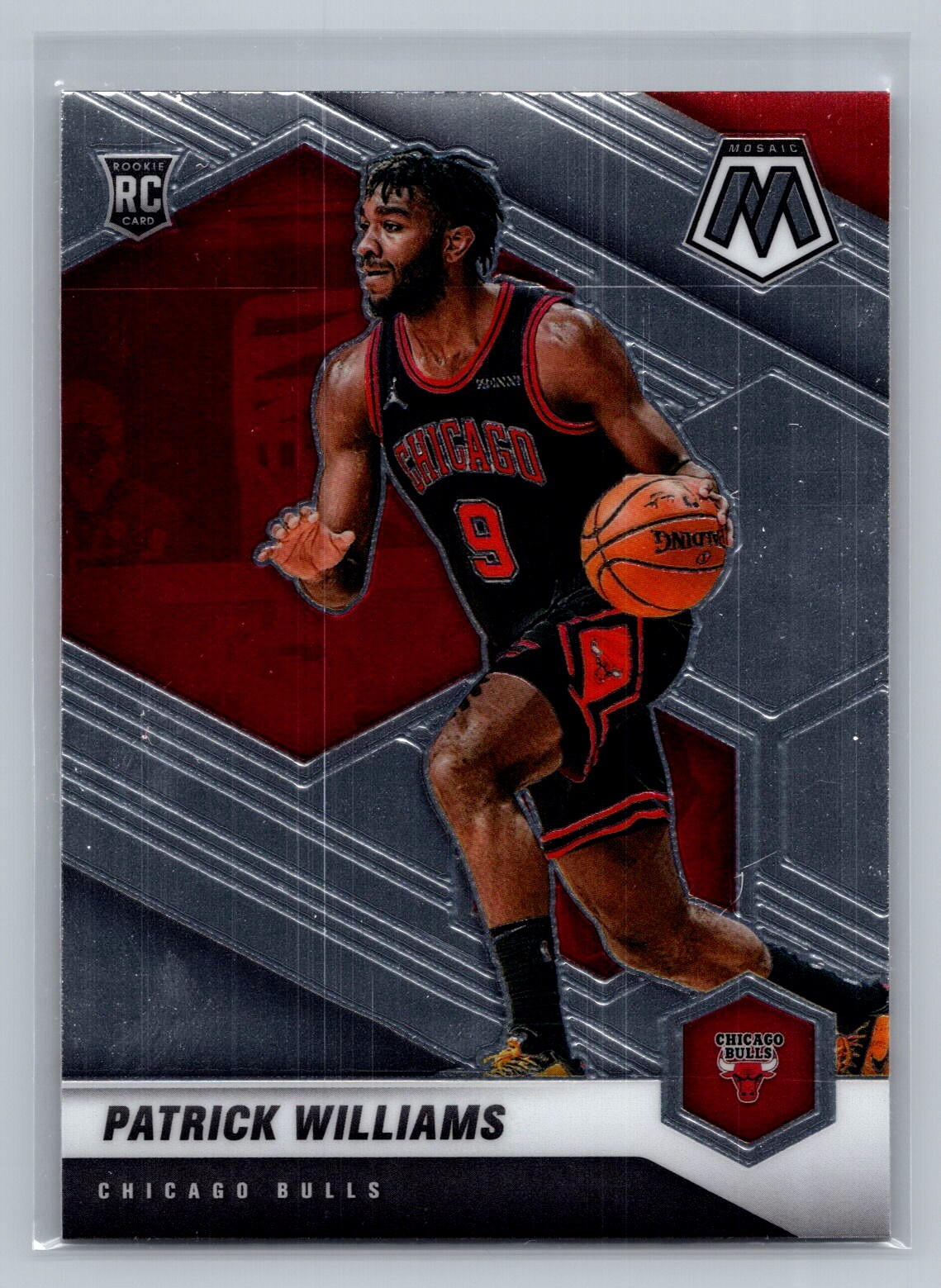 2020 Panini Mosaic #206 Patrick Williams  Chicago Bulls Rookie