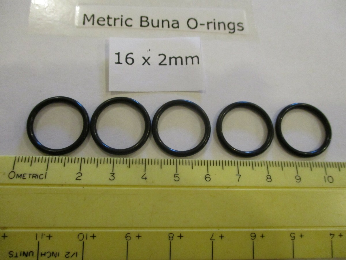 12mm ID X 20mm OD X 4mm Thick Buna-70 O-Ring – American Made, Quantity 3
