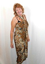 Animal Print BEACH SARONG BEACH COVER UP SWIMSUIT COVER UP PAREO