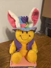 Tickle Tickle Wiggle Wiggle Giggle Easter Bunny Yellow Plush Sings Easter Parade