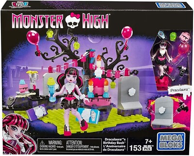 MEGA BLOKS MONSTER HIGH Draculauras Birthday Bash, Mega Construx.