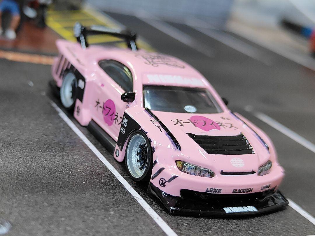 ホットウィールカスタム 日産 S15シルビア LBWK☆深リム☆6トミカ改造 ホットウィールカスタム 日産 S15シルビア LBWK☆深リム☆トミカ