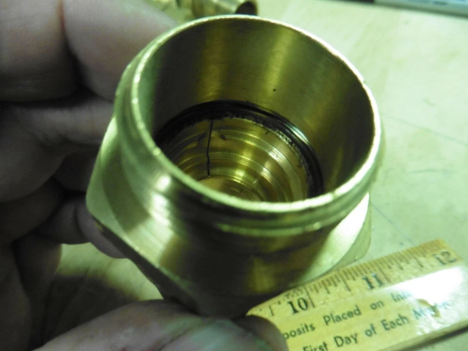 gastite Compression adapter 3/4" to 1" straight Iapmo brass usa 11 DN20 17 26 - Image 4 of 4