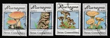 NICARAGUA 1990 Mushrooms SHORT SET CTO