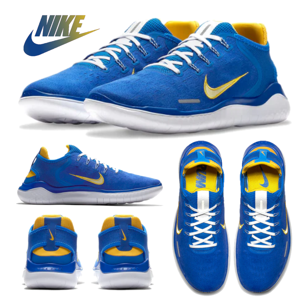 Nike Free Run 2018 Men’s Cobalt Blue Running Sneakers Trainers Athletic Shoes New