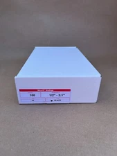 Wire O' Bindings, 32 loop Black 27012, full Box 100 pcs size 1/2" - 3:1"