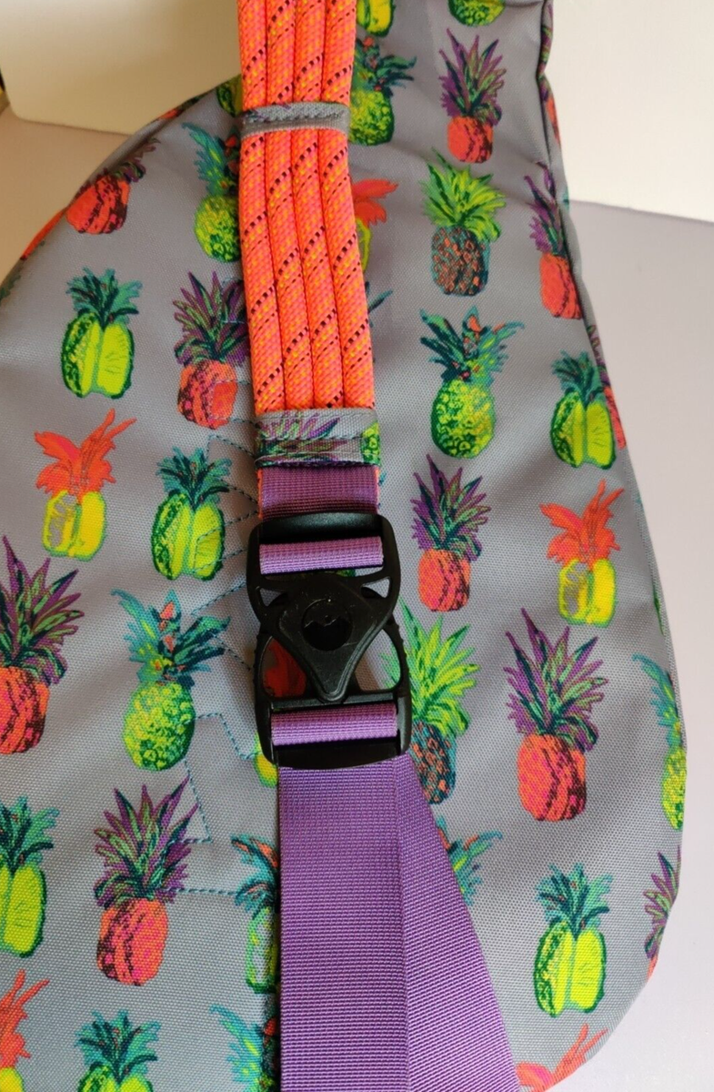 Kavu Lavender Pineapple Rope Sling with Pink Strap, OS Rope Sling – Mountain High Outfitters main image 4