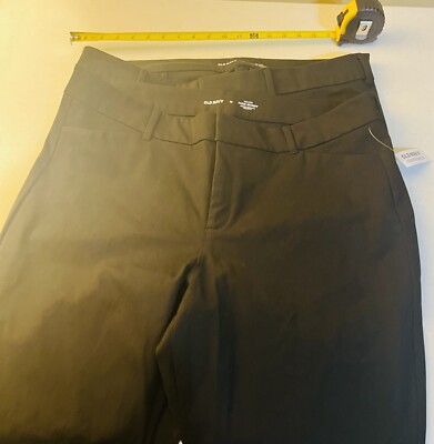 Old Navy Women s High-Waisted Pixie Skinny Pants Sz 18 Black Stretch Work Office