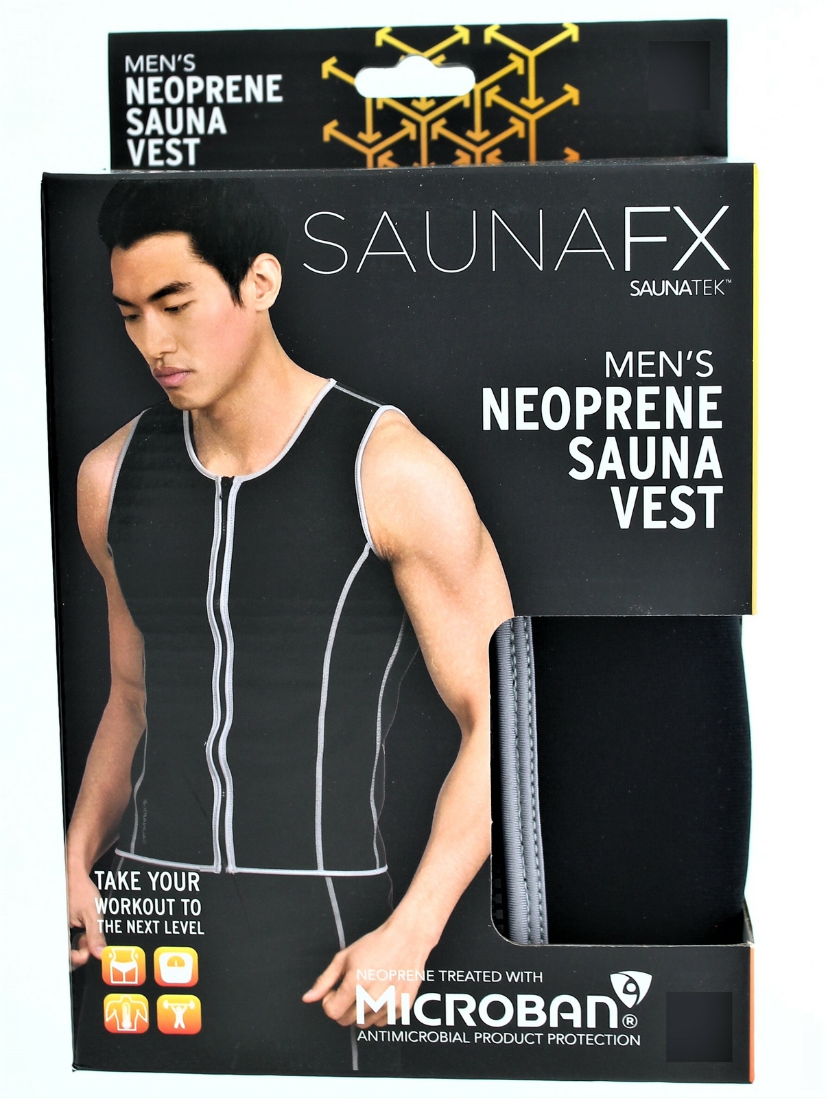 SaunaFX Men's Neoprene Sauna Vest Size 