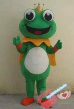 Frog Prince Mascot Costume Christmas Party Fancy Dress Cosplay Outfits Adults UK