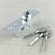 NSEE K87 Mechanical Cross Key Strike Latch Door Lock Aluminum Alloy Glass Wooden