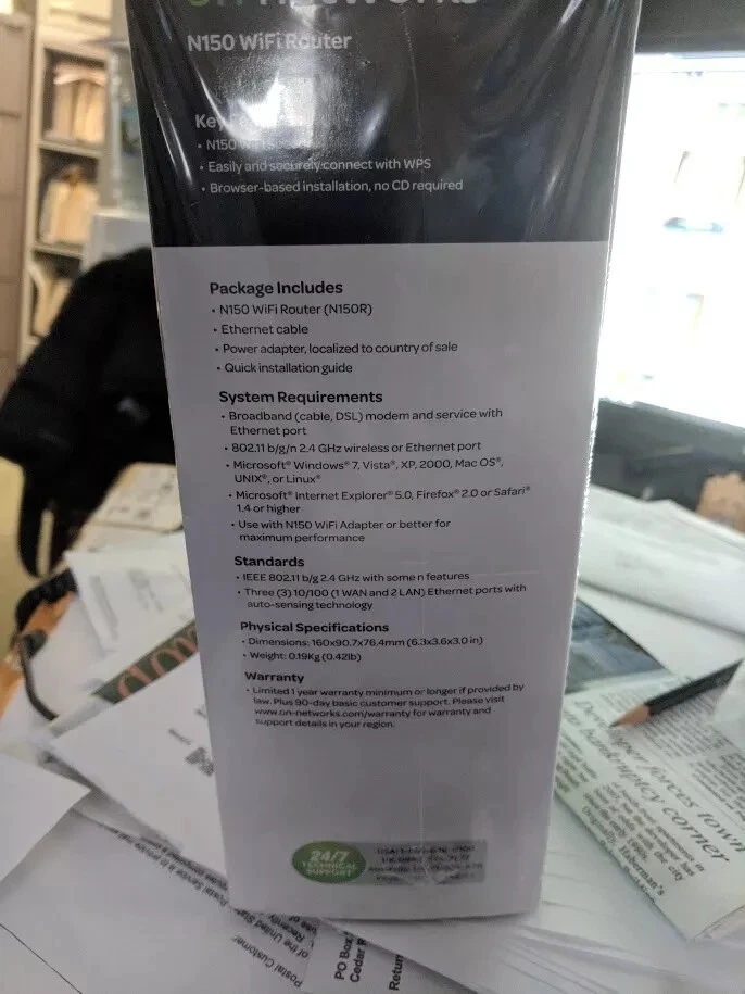 Netgear Router - N150 WiFi On Networks  - Image 2 of 4
