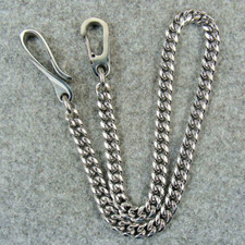 Steel Fob Pants Chain Bag Wallet Chains Keychains  Snap Hooks, 18.50 INCHES