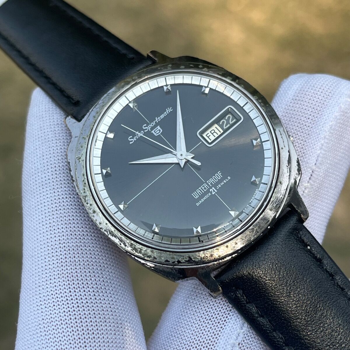 Vintage Seiko Sportsmatic 5 Automatic 21 Jewels Japan Made Vintage Seiko Sportsmatic 5 Automatic 21 Jewels Japan Made