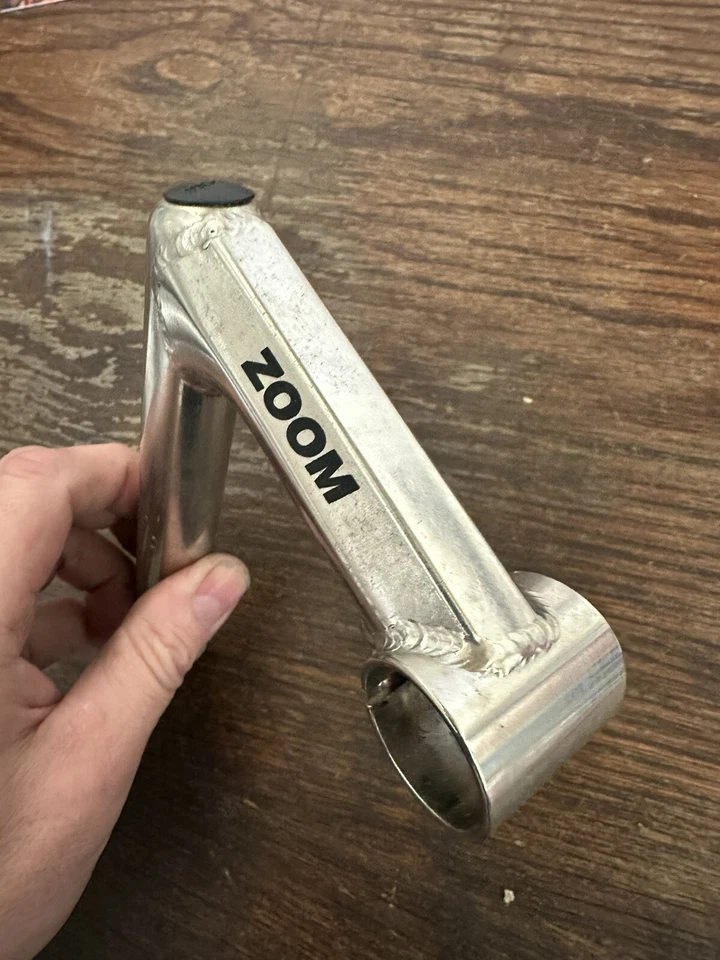 NOS ZOOM Alloy TITANIUM FINISH RACING STEM 25.4 Handlebar GRAMMO INSPIRED 110mm - Image 4 of 4