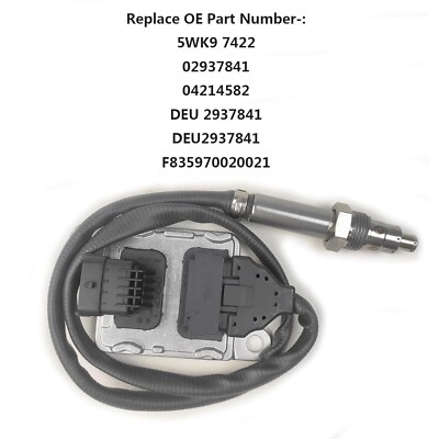 5WK9 7422 Post Nitrogen Oxide Sensor 02937841 4214582