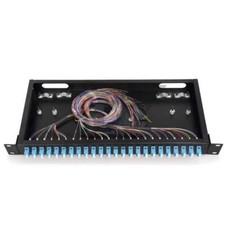 48 core LC with adapter pigtail 24 Ports Patch Panel Fiber Optic Terminal Box