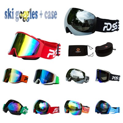 Sport Goggles Winter Snow Snowboard Ski Eyewear Snowmobile Sunglasses Outdoors