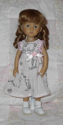 WEE 3 DUTCHESS Doll Wig SIZE 6-7.5 AUBURN Sausage Curls & Full Bangs NWT