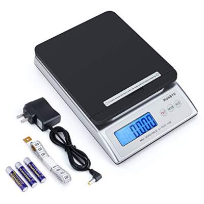 MUNBYN Digitale Postwaage - Paketversandwaage 30 kg 66 lbs