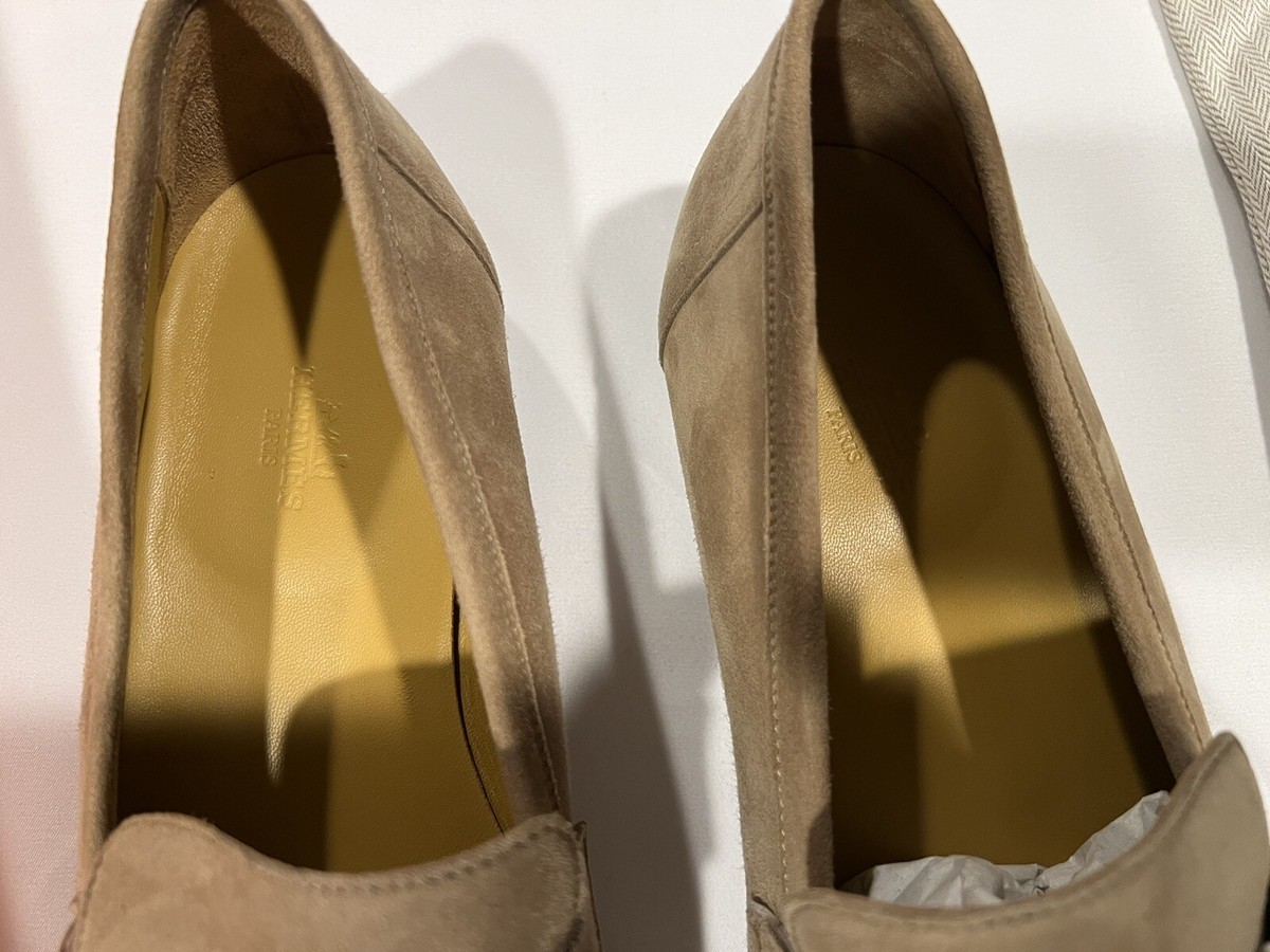 上質スエード HERMES ホアン メンズ ミュール スリッポン 正規品 Hermes Men's Suede Loafers. 44/11 | eBay