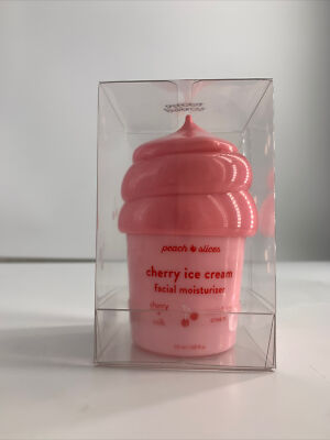 Korean Skin Care Peach Slices Cherry Ice Cream Facial Moisturizer, 1.69 fl oz