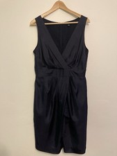 Banana Republic Navy Silk Dress Size 10UK
