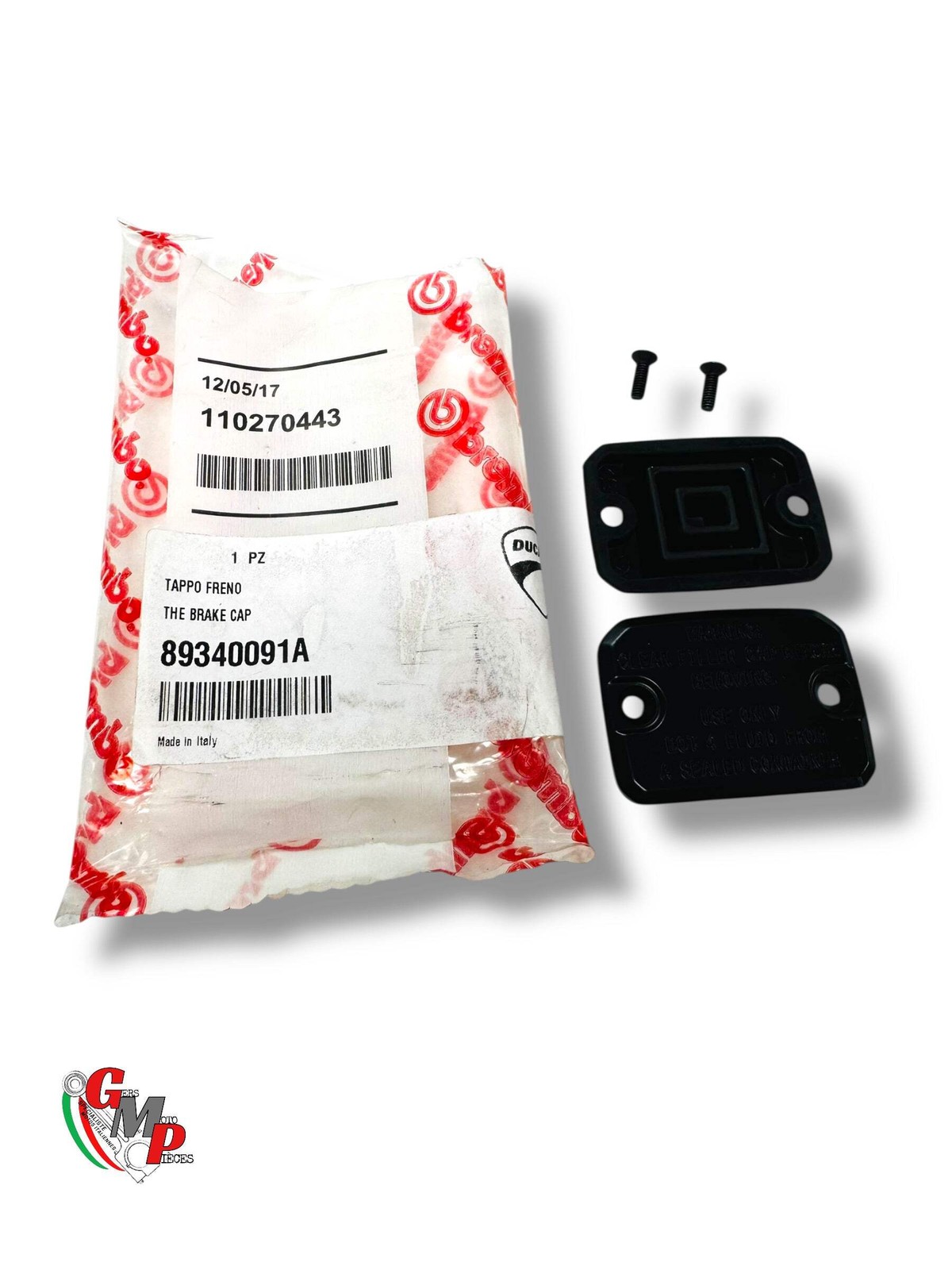 Kit bocal de frein Ducati neuf finition noire premium pour restauration circuit