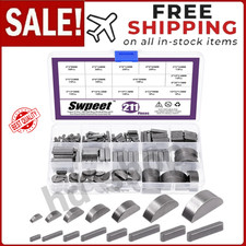 211Pcs Metric Woodruff Key Assortment Kit with 15 Sizes Woodruff Semicircle Keys