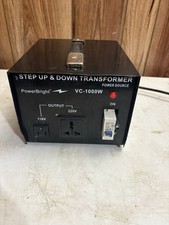 PowerBright 1000W Step Up  Down Transformer Read Info