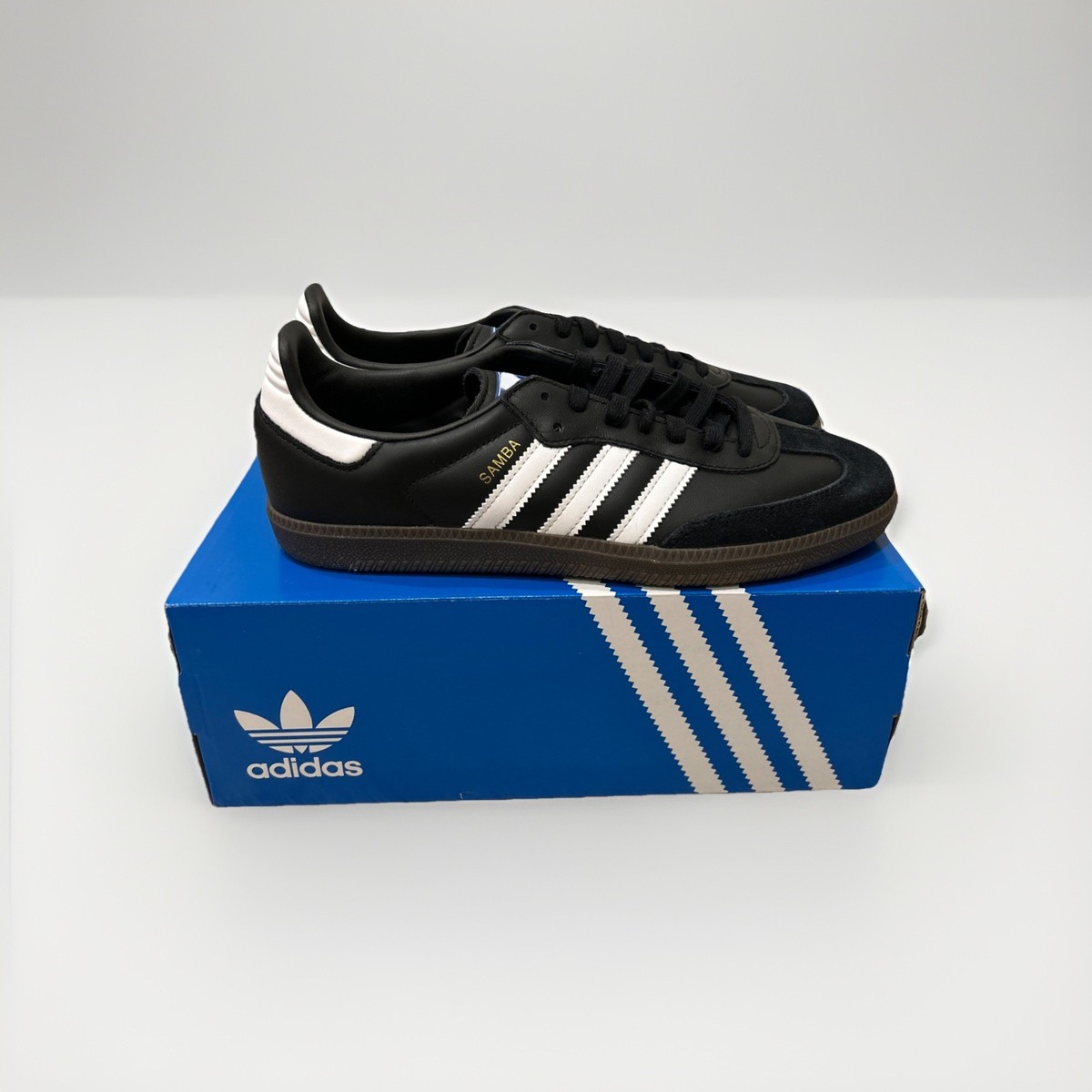 Size 9 - adidas Samba OG Black Gum | eBay