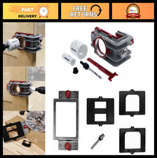 Door Lock Installation Kit - Self-Clamping Jig for Knobs, Hinges & Mortises, Too