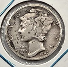 1942D  Mercury Dime - 84 Years Old!!  ☆Great Way To BUY SILVER☆