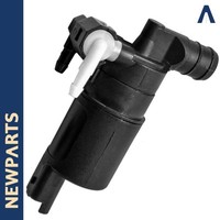 Newparts Elekt. Waschpumpe FüR Peugeot 1007 2008 3008 5008 Schwarz 2 Pins