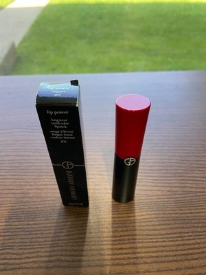 Giorgio Armani Lip Power Vivid Color Long Wear Lipstick 204 Magnet New