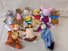 Disney Store Winnie the Pooh Mini Bean Bag Plush Toy Collection of 9 Characters