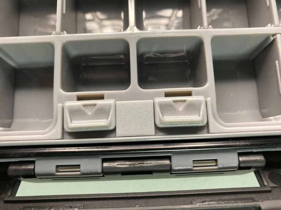 3936CR Cinta Azul Impermeable Mosca Caja-Doble Compartimento y Espuma Ondulada Impermeable Foto 4 de 4