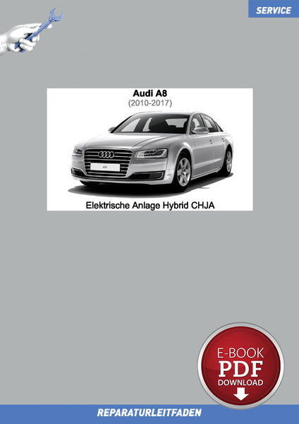 PDF Audi A8 (2010-2017) Reparaturanleitung Elektrische Anlage Hybrid Chja-image