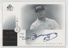 2001 SP Authentic Sign of the Times KJ Choi #KJ Rookie Auto RC