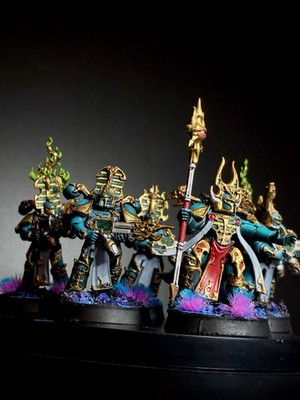 Rubric Marines Painted 10 Man Squad Thousand Sons Chaos Marines Warhammer 40k