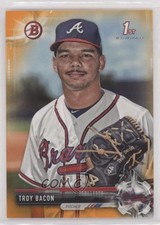 2017 Bowman Draft Orange 2/25 Troy Bacon #BD-93 0v9m