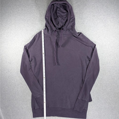 Athleta Sayulita Oversized Hoodie XS Regal Plum Purple Long Sleeve Sweatshirt - Picture 6 of 15
