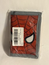 2011 Marvel Spiderman Tri Fold Wallet gray lining rare original