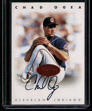 1996 Leaf Signature Series - Autographs Chad Ogea Bronze (AU) Signed Card