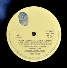 Gabor Szabo - High Contrast LP