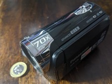 Used Panasonic SDR-S26 Camcorder with 70X optical zoom and direct YouTube upload