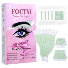80 Strips Hypoallergenic Eyebrow Wax Strips for Hair Removal Home Use  5 Calmin