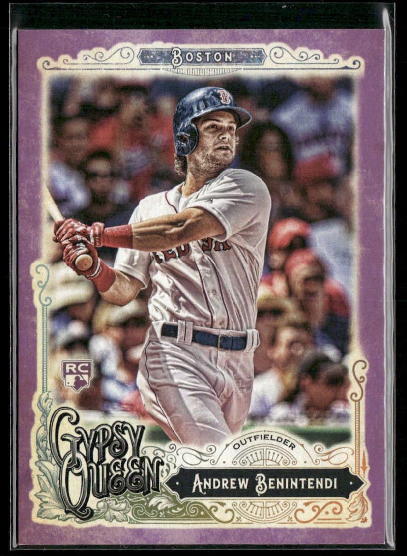 2017 Topps Gypsy Queen #ed 34/250 Andrew Benintendi #282 Rookie Boston Red Sox