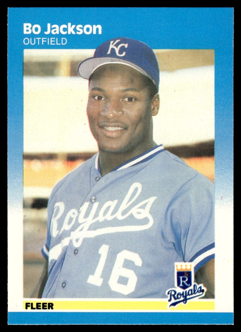 1987 Fleer Glossy Bo Jackson Rookie #369