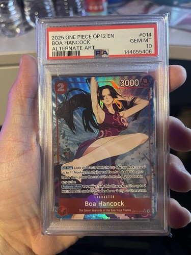 Boa Hancock (Alternate Art) graded PSA 10 for sale on eBay